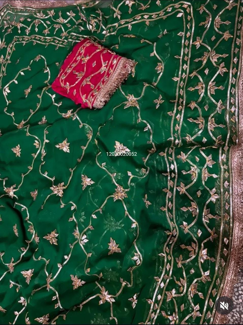 Today’s New Launch – Rajasthani Royal Gotta-Patti Handwork Viral Saree