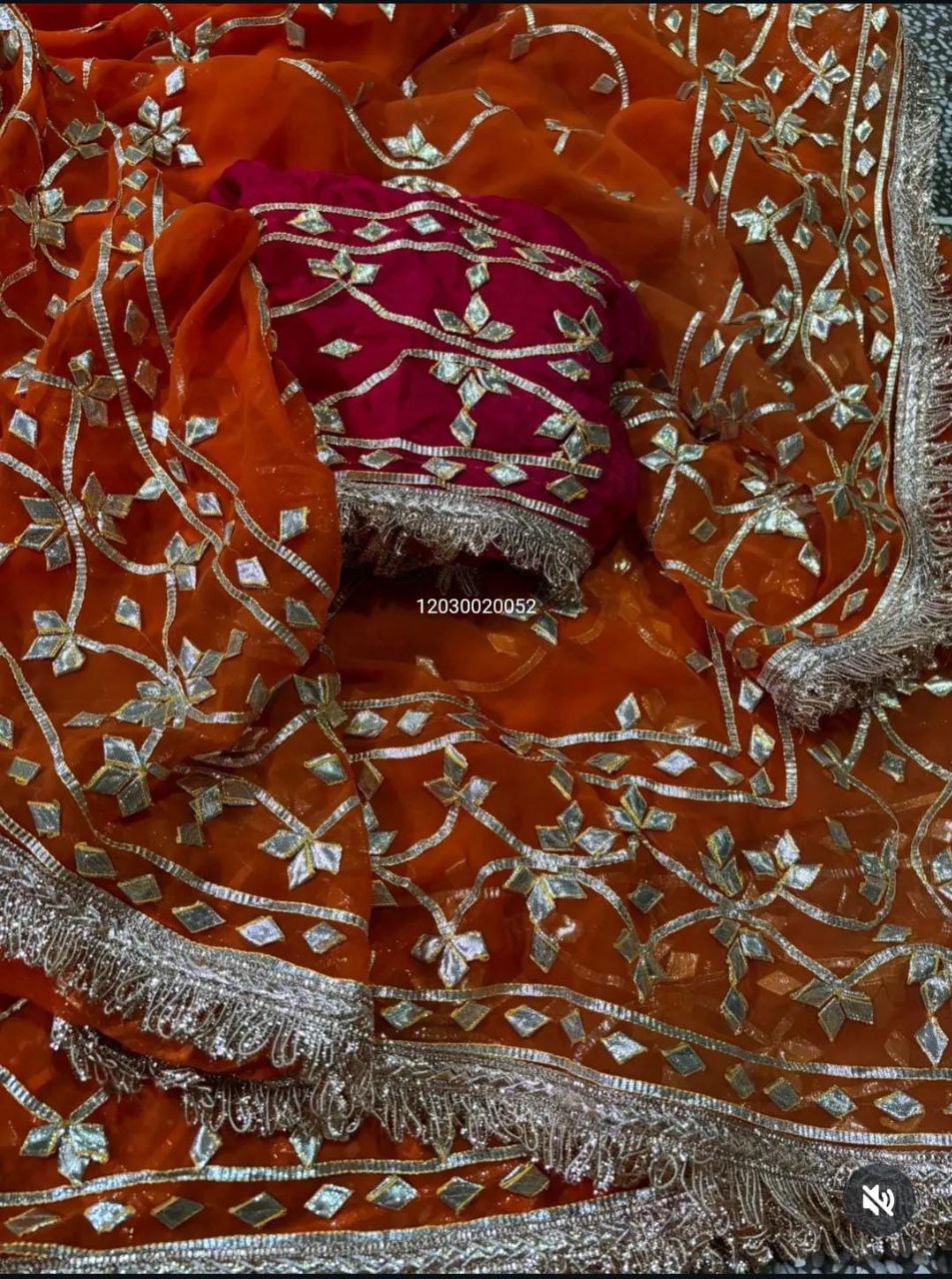 Today’s New Launch – Rajasthani Royal Gotta-Patti Handwork Viral Saree