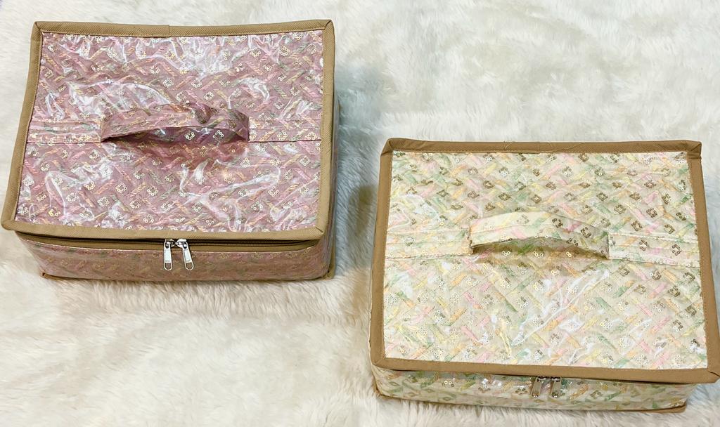 Premium Jewelry kit with 5 large trays for keeping chain/Anklets, Bangles/bracelets, Rings, Earrings/Nosepins ( J028)