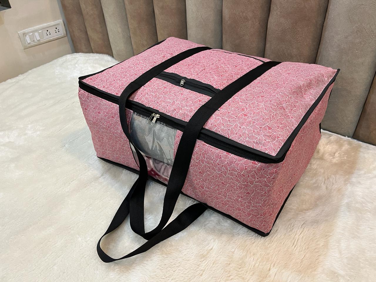 Poly - Cotton Printed Quilted Blanket Cover (G028)
