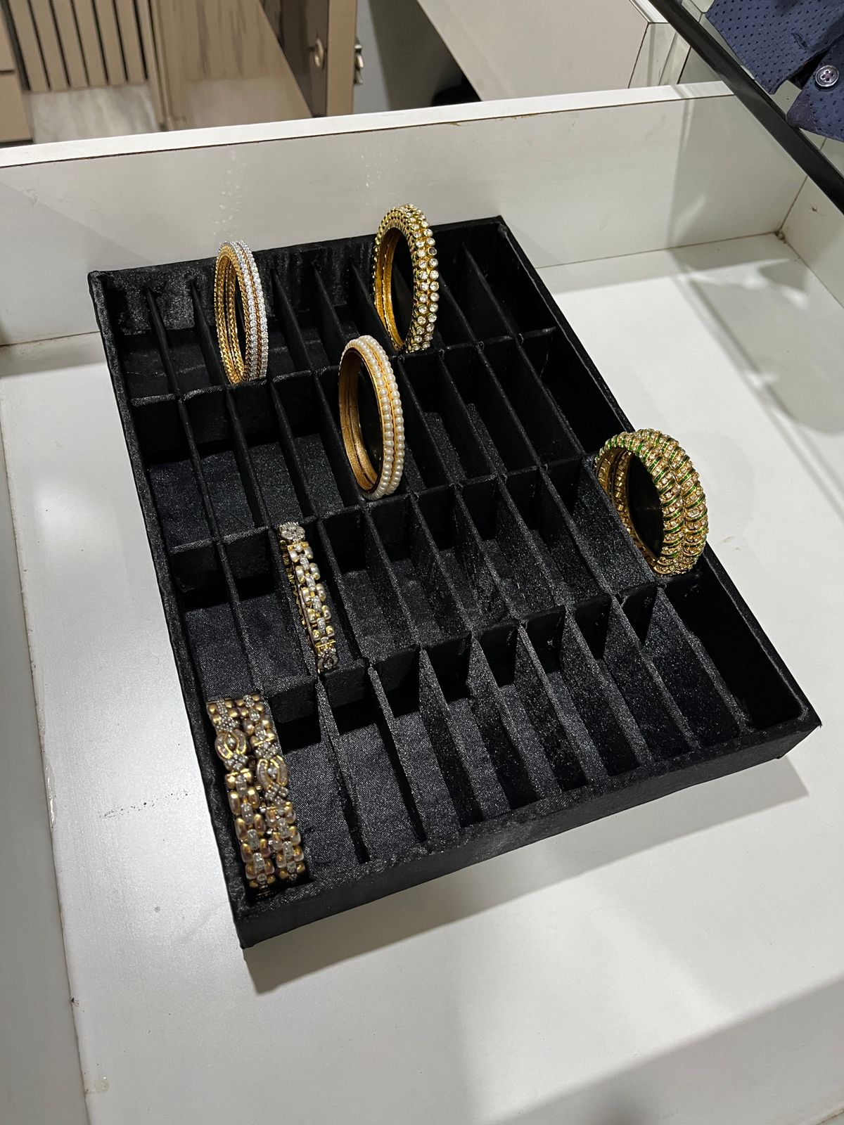 40 Grids Bangle & Bracelet Organizer Box – For Kangans, Bangles & Bracelets
