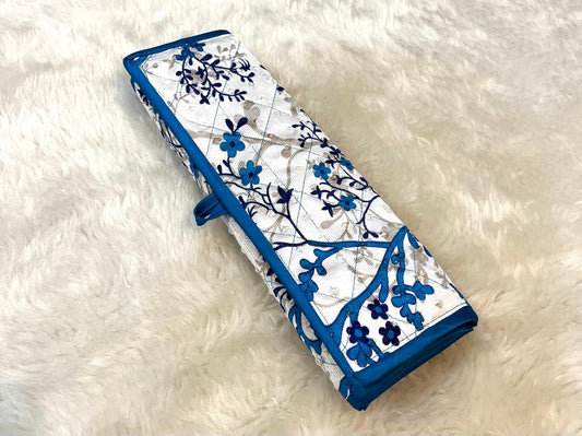 Premium 5 Long Pockets Travel Organizer – Watch, Chain, Anklets, Comb Storage | Code: T058 (Set of 3)