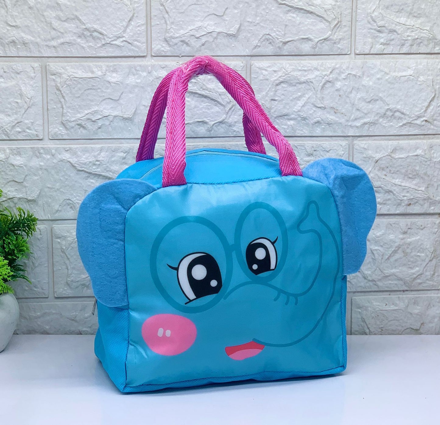 Printed Tiffin Bags/ Lunch Bag For Unisex ( 10 Pieces )