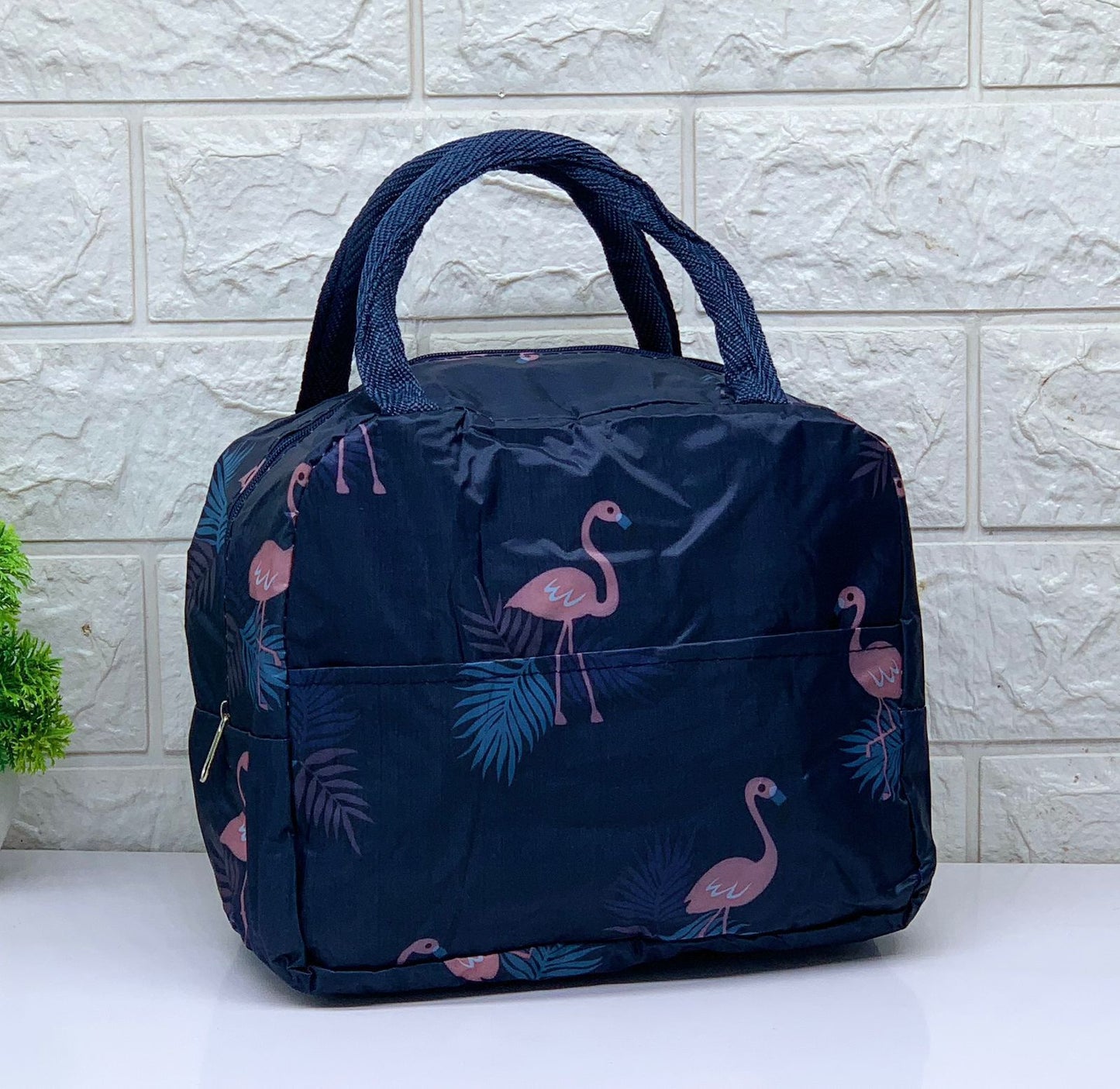Printed Tiffin Bags/ Lunch Bag For Unisex (10 Pieces)