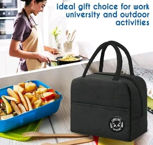 Insulated Lunch Bag for Office School Picnic Outdoor Men Women Student (10 Pieces)