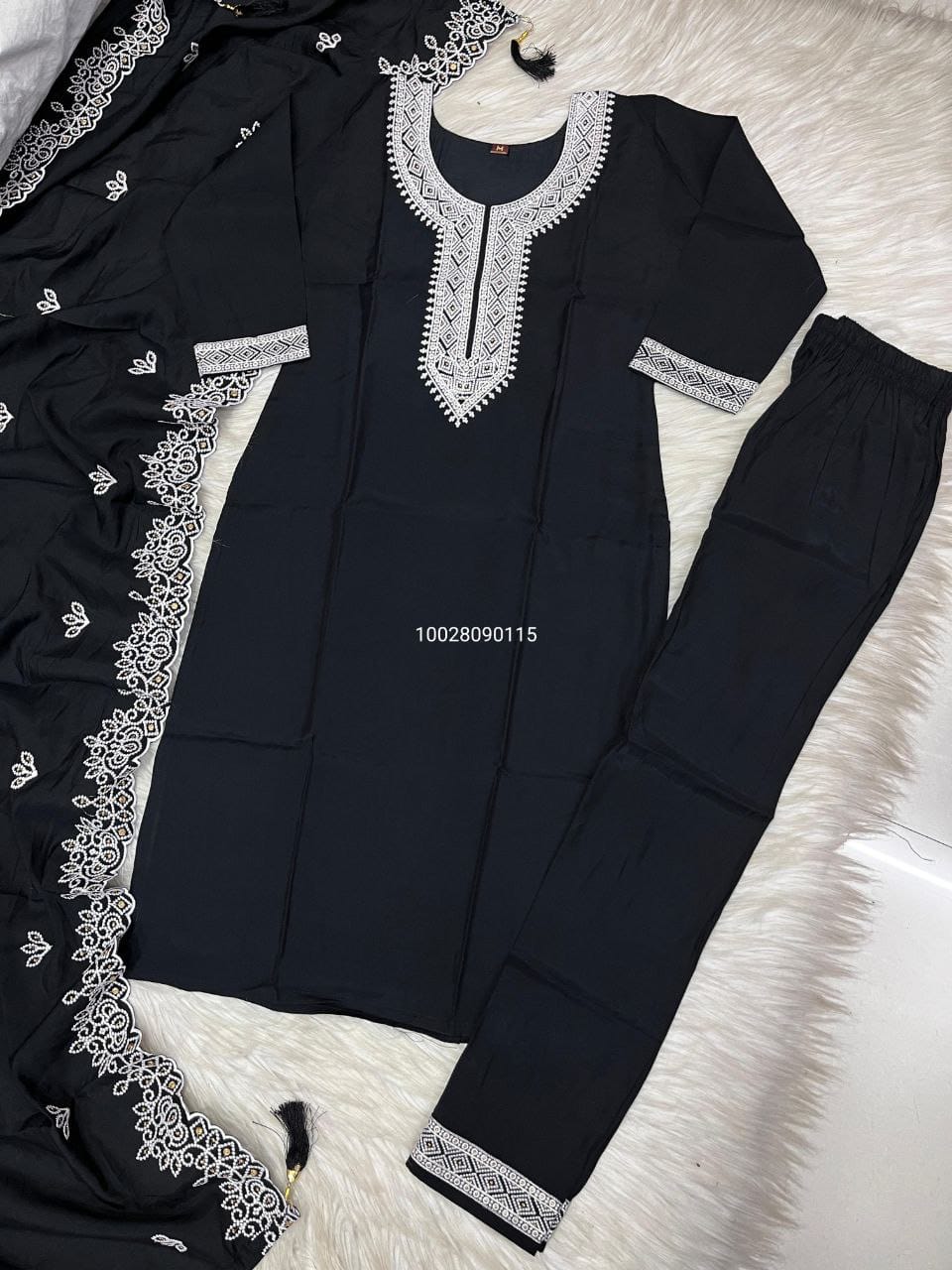 Very Gorgeous Roman Silk with Cotton Kurti Plazzo Dupptta