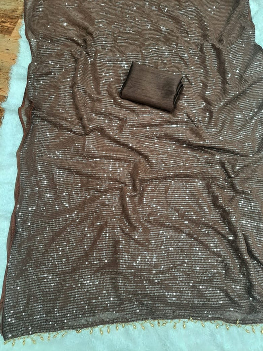 Bollywood celebrity sequence saree