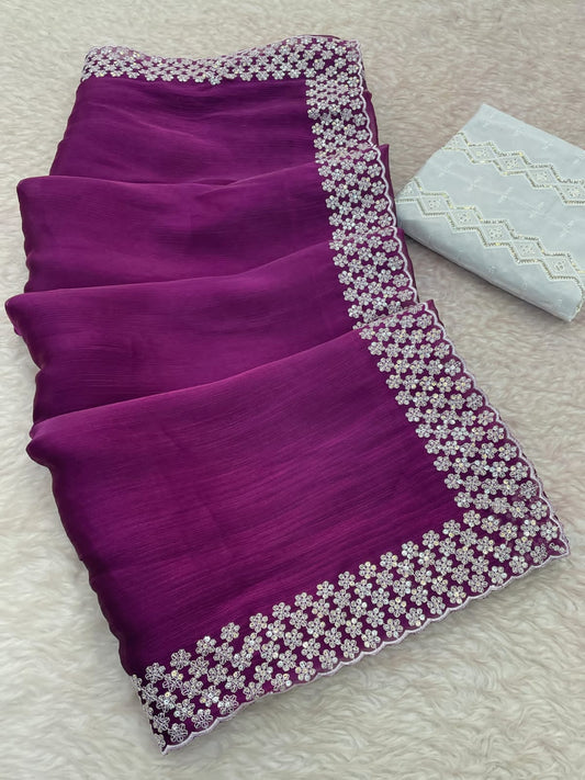 Premium Zimmy Chiffon Blooming