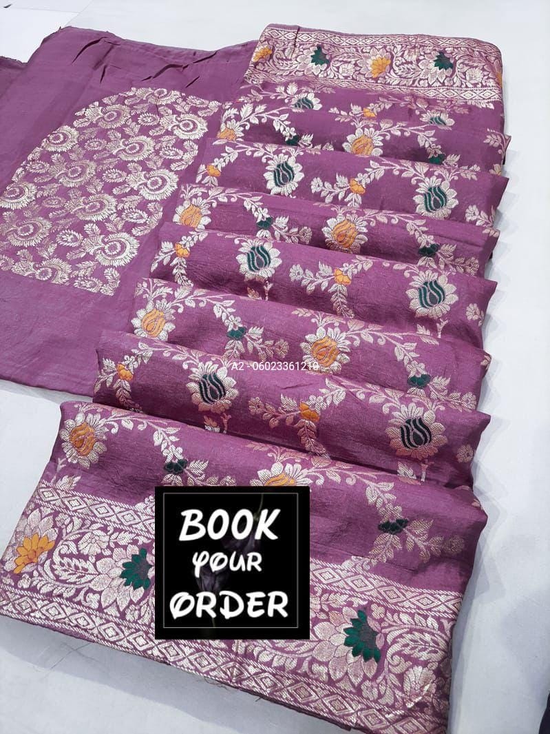Superb Quality Banarasi Cotton Silk Saree