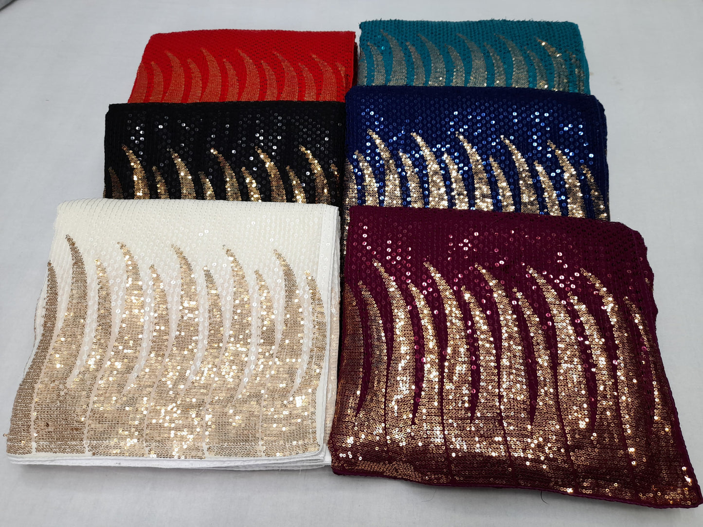 New Bollywood Blockbuster Dual Sequins Saree β DF 3405