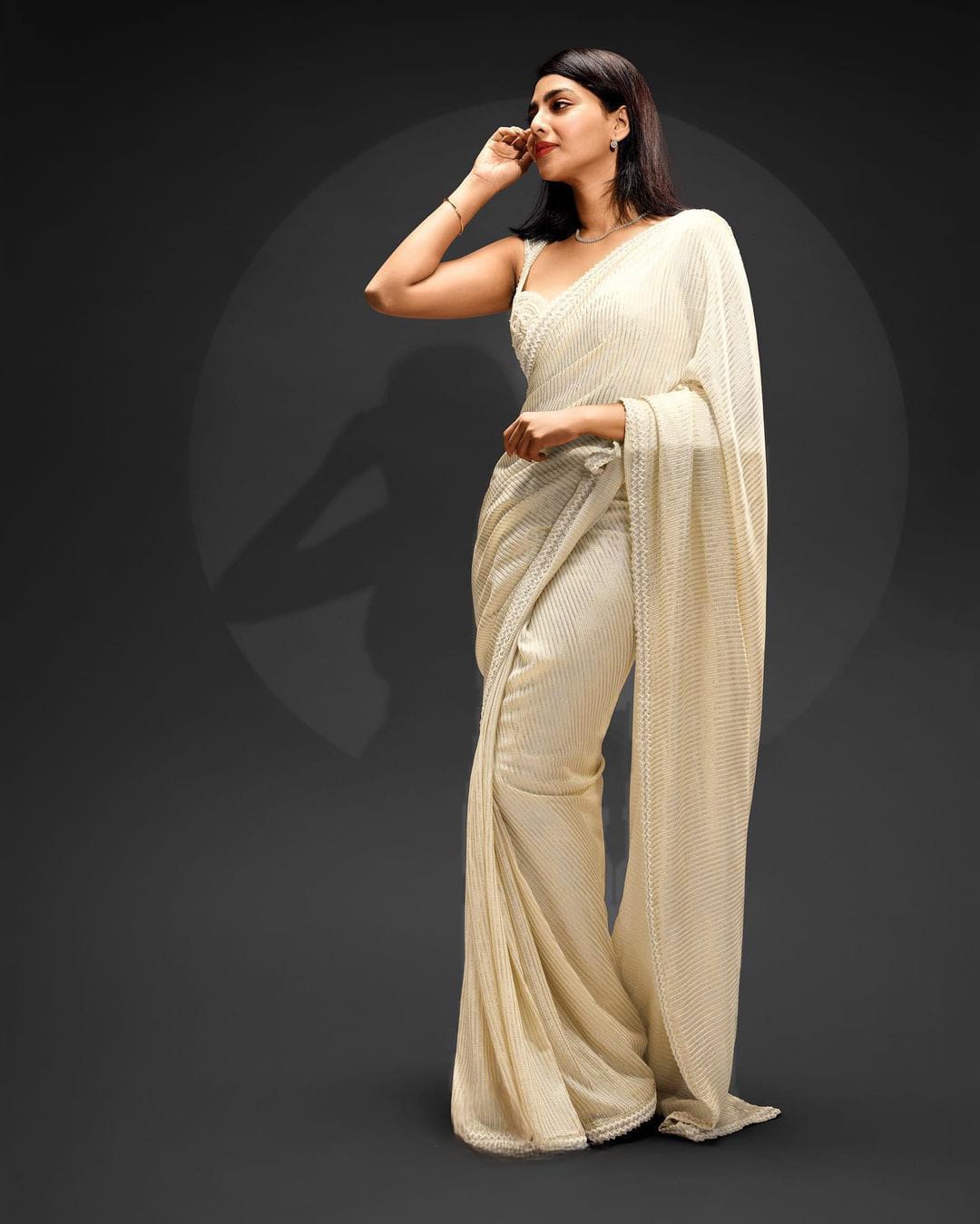 New Bollywood Blockbuster 3MM Sequins Saree