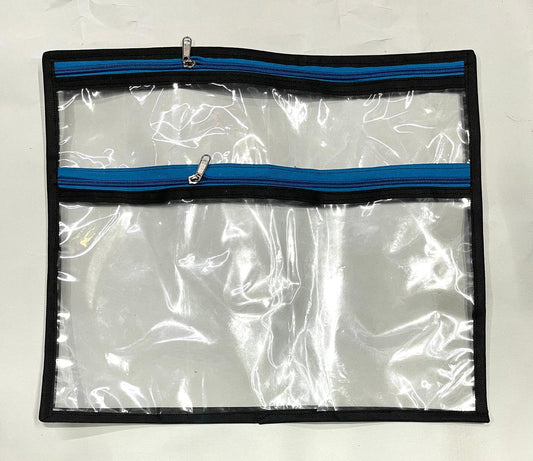 PVC Single Saree Cover with Blouse Pocket – Transparent & Durable Storage Bag ( 10 Pieces )