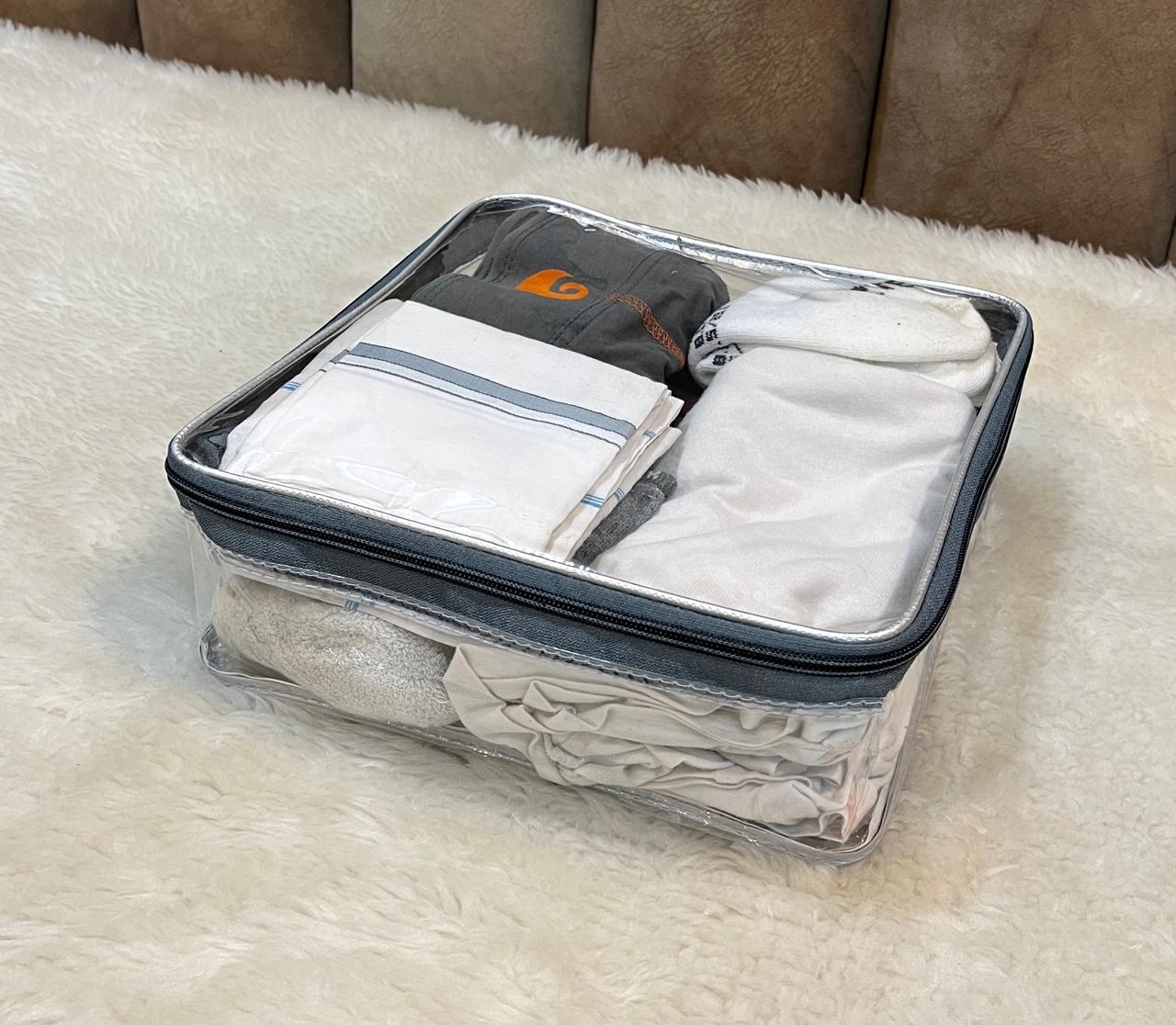 .30 mm Transparent High Quality Hanky Cover – Super Clear PVC Organizer  ( 6 Pieces )