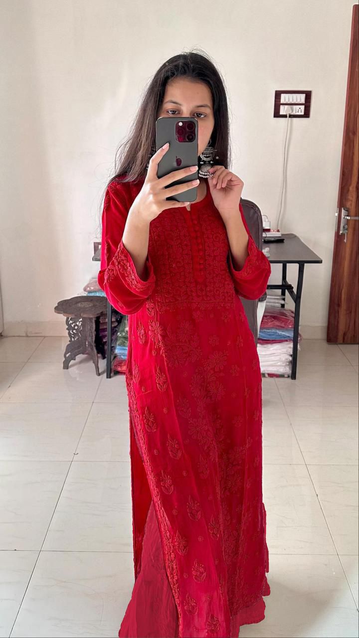 DESIGNER WEAR EXCLUSIVE GEORGETTE WITH EMBROIDERY SUIT WITH DUPATTA