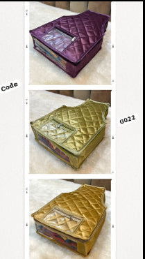 Quilted Satin Blouse Cover – Super Premium Finish ( 4 Pieces )