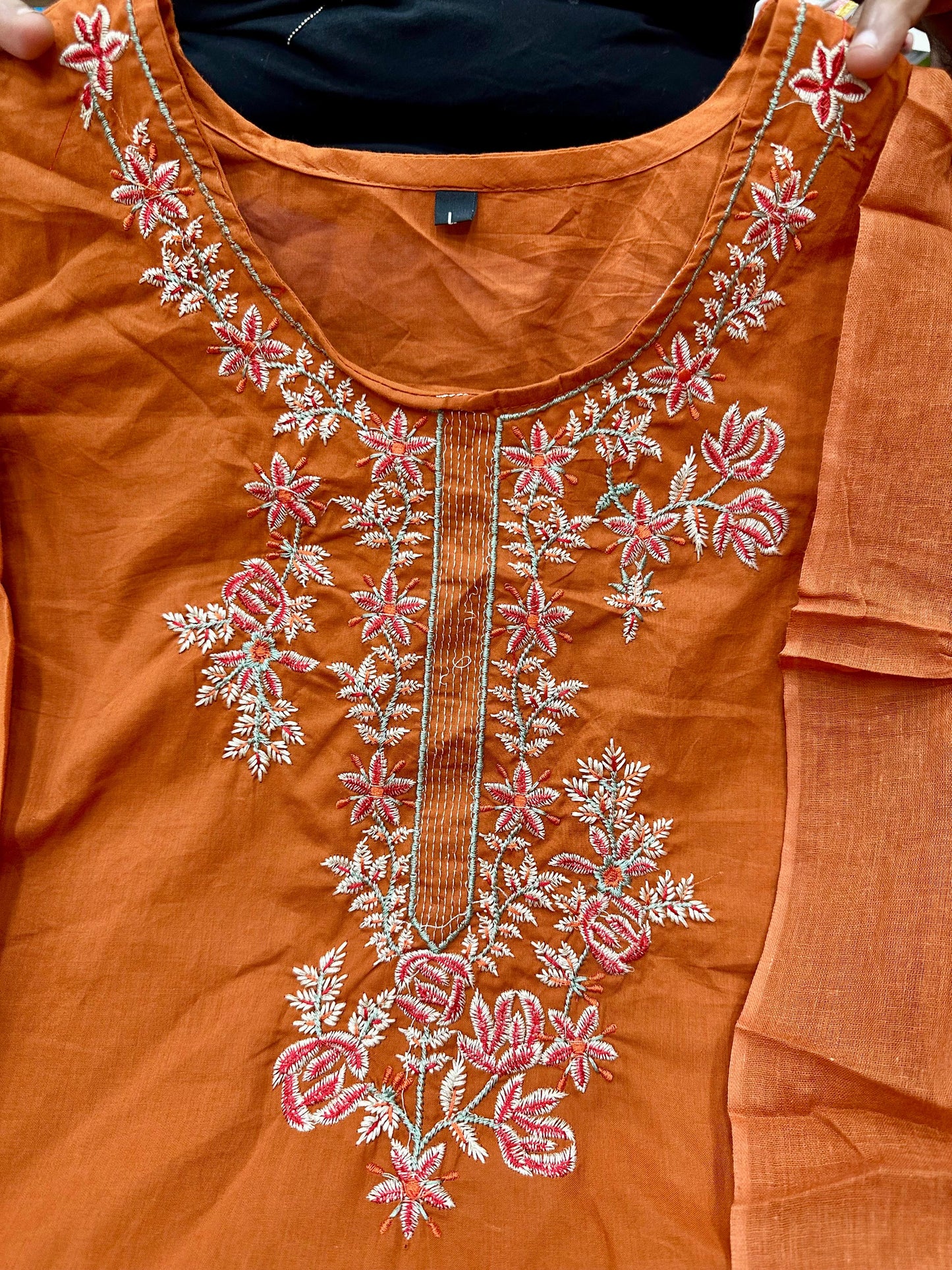 Premium Jaipuri Cotton Kurta Set with Mulmul Cotton Dupatta for Women