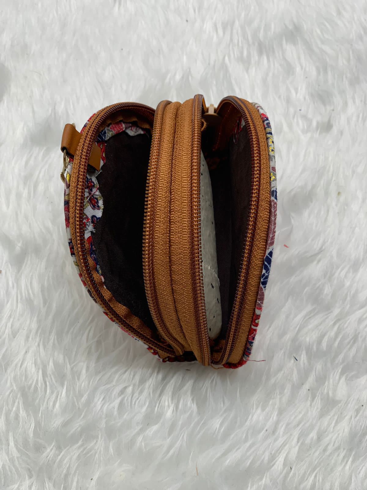 Ikkat Design Coin Pouch For Women And Girls ( 6 Pieces )