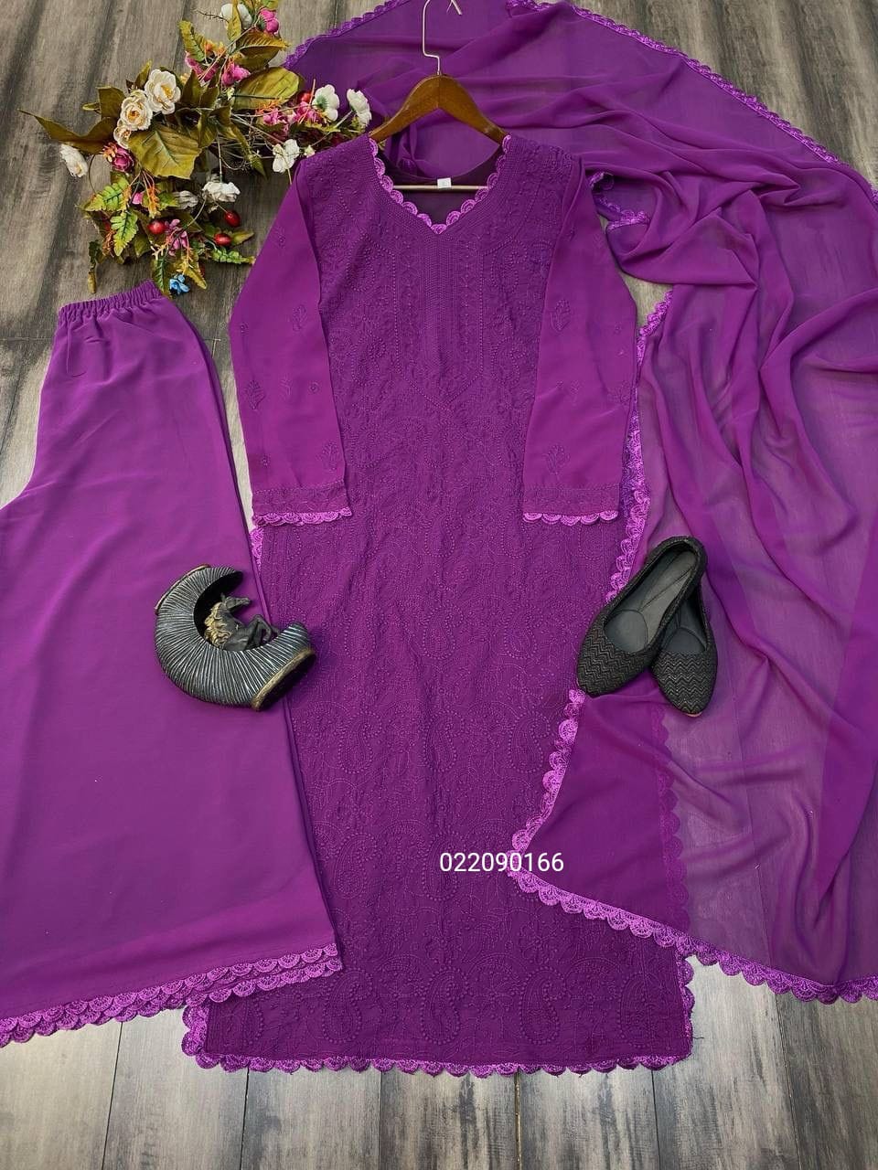 Superb Quality Beautiful Top Plazzo with Dupatta