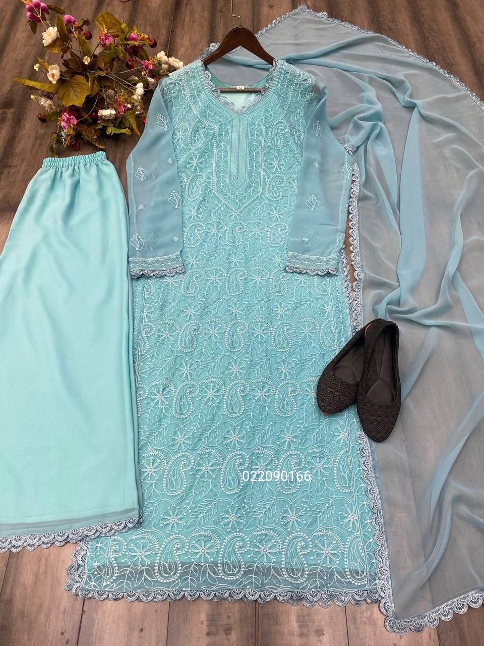 Superb Quality Beautiful Top Plazzo with Dupatta
