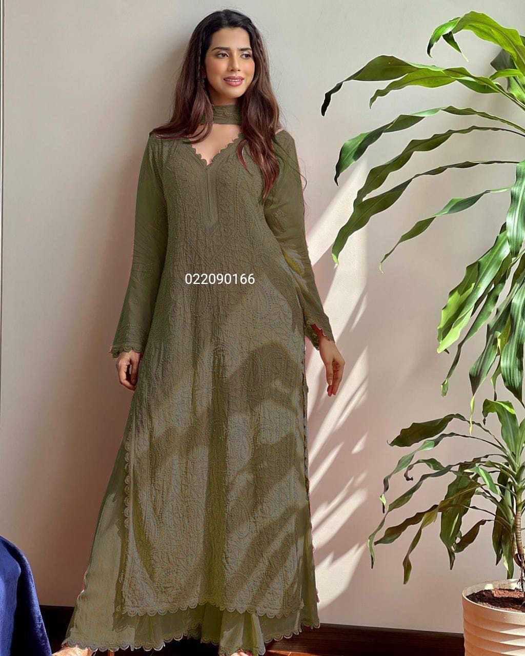 Superb Quality Beautiful Top Plazzo with Dupatta