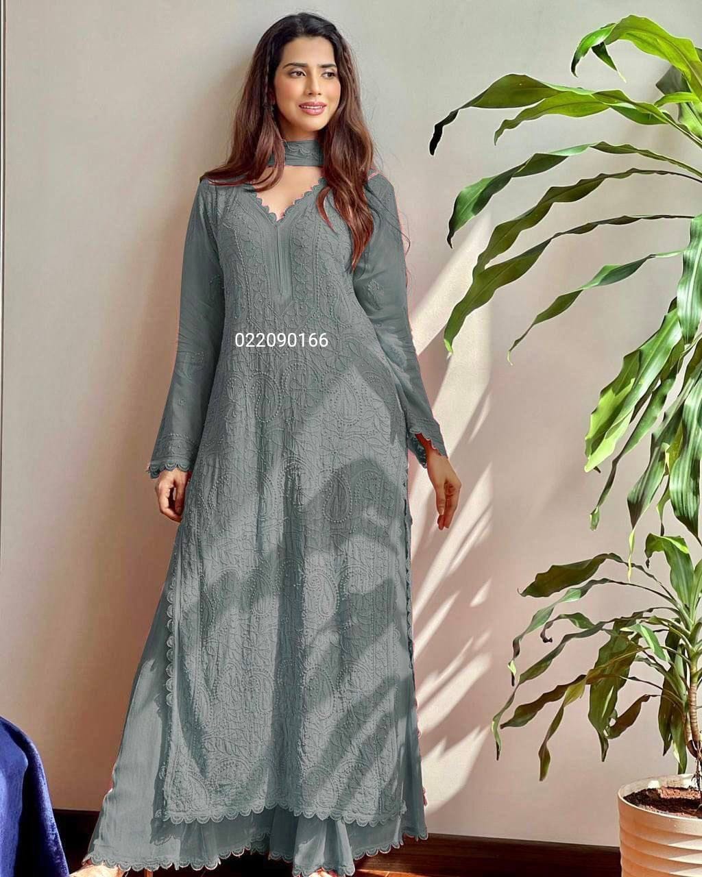Superb Quality Beautiful Top Plazzo with Dupatta