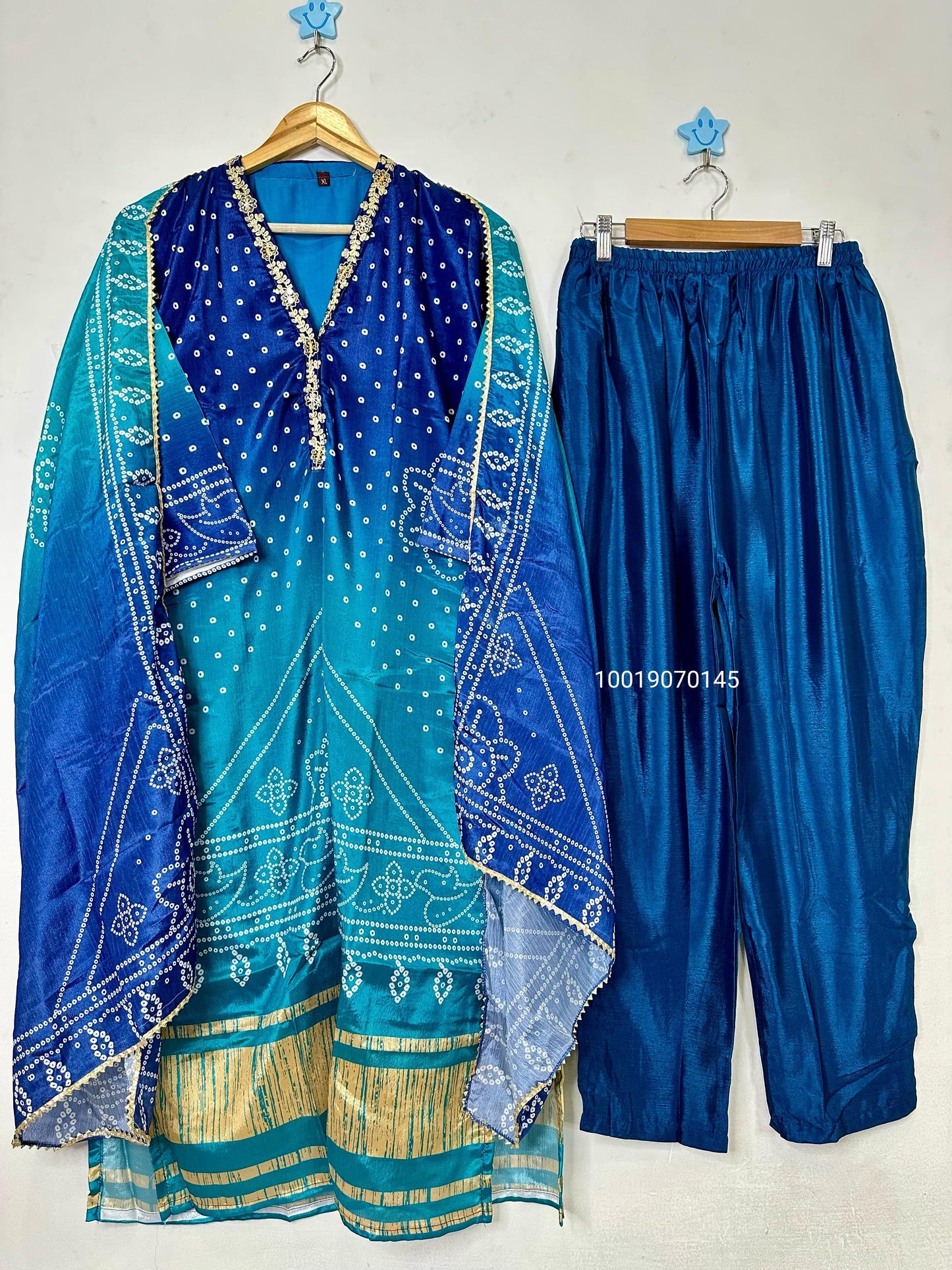 Designer Festive Wear Kurti, Pant & Dupatta Set