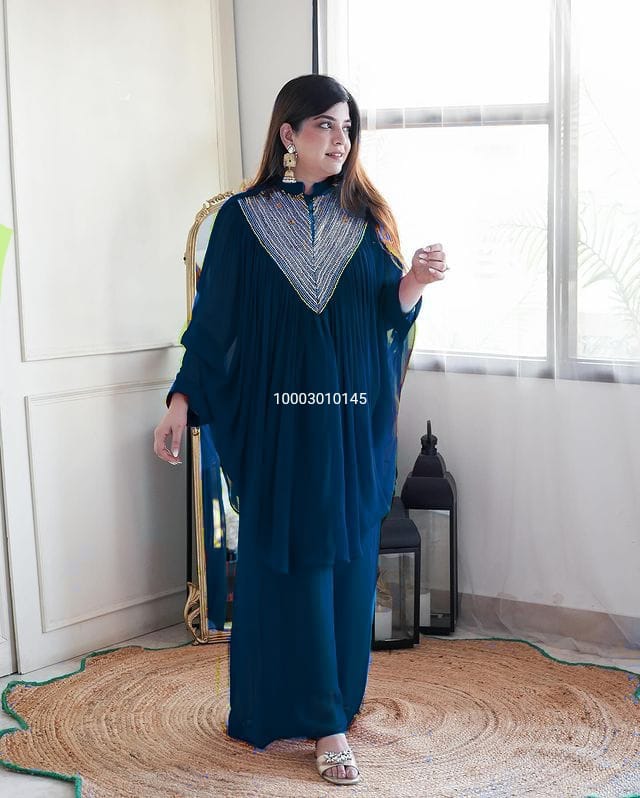 Superb Quality Beautiful Kaftan Plazzo