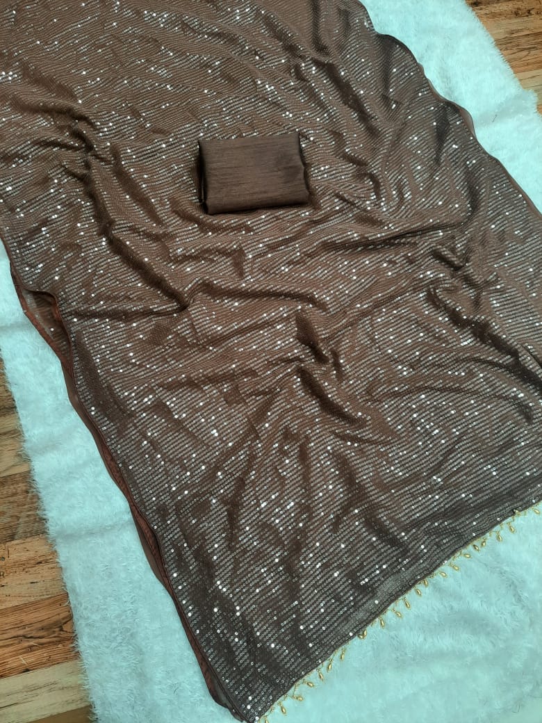 Bollywood celebrity sequence saree