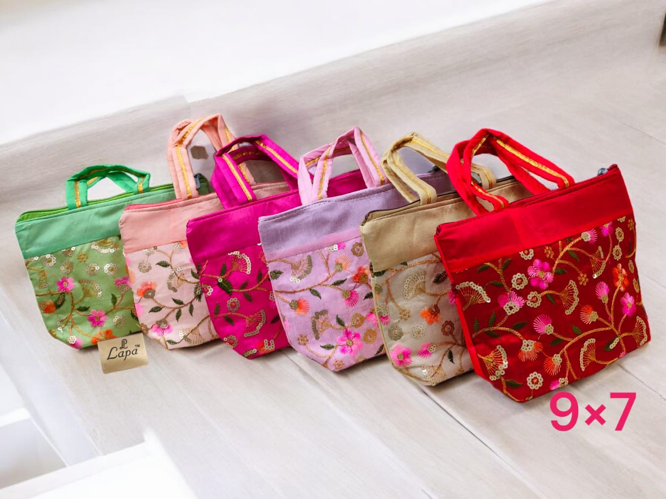 Premium Embroidered Potli / Handbag – Perfect for Return Gifts & Occasions ( 20 Pieces )