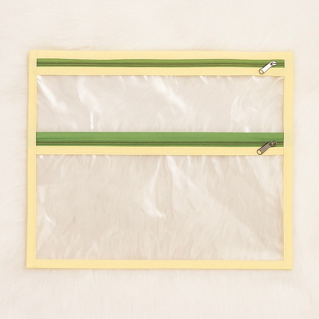 PVC Single Saree Cover with Blouse Pocket β Transparent & Durable Storage Bag ( 10 Pieces )