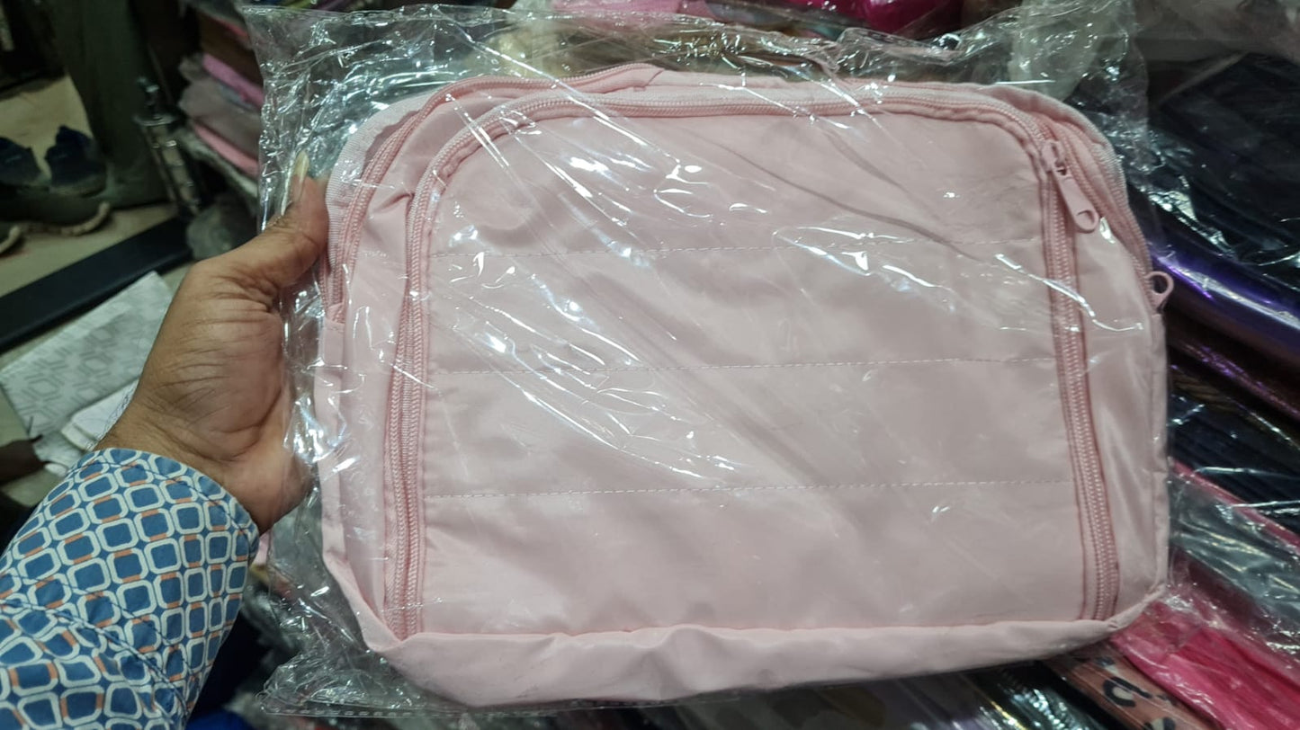 Imported Double Layer Insulated Lunch Bag – Large Capacity Picnic, Camping & Office Lunch Box Handbag