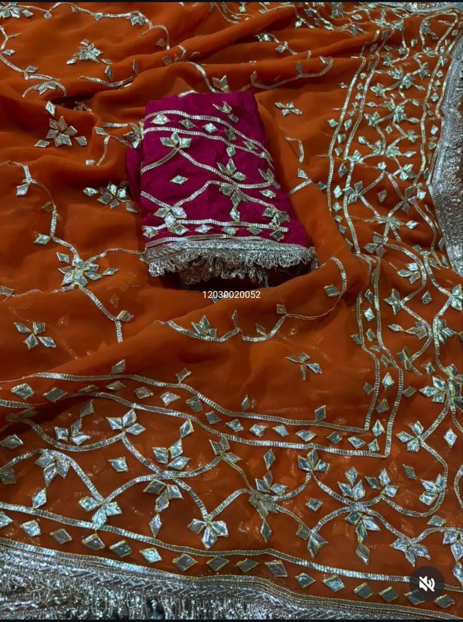 Today’s New Launch – Rajasthani Royal Gotta-Patti Handwork Viral Saree