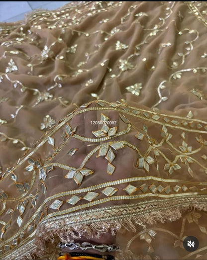 Today’s New Launch – Rajasthani Royal Gotta-Patti Handwork Viral Saree