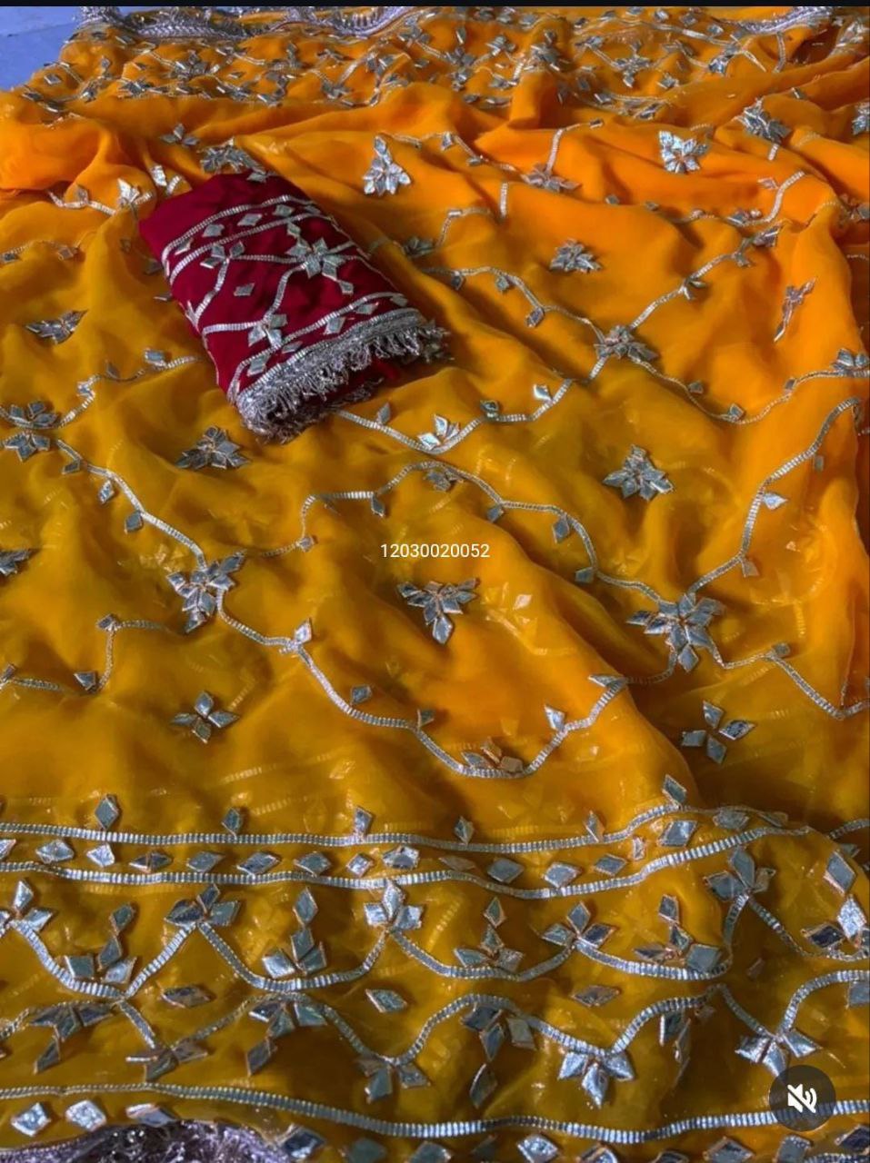 Today’s New Launch – Rajasthani Royal Gotta-Patti Handwork Viral Saree