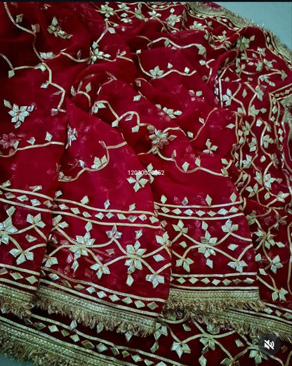 Today’s New Launch – Rajasthani Royal Gotta-Patti Handwork Viral Saree