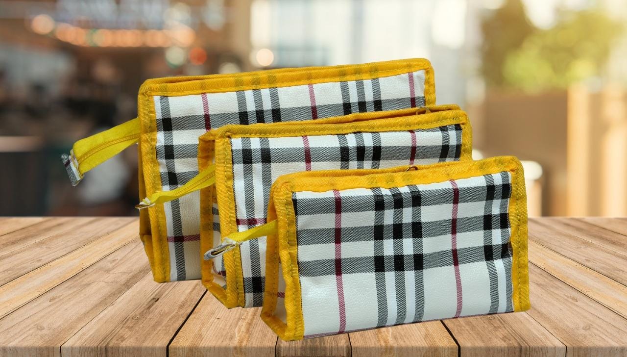 3 Different Size Hand Wallet In 1 Set With 3 Pockets In Each Wallet