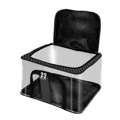 Nylon Pvc Transparent Storage Bags For Clothes 33L