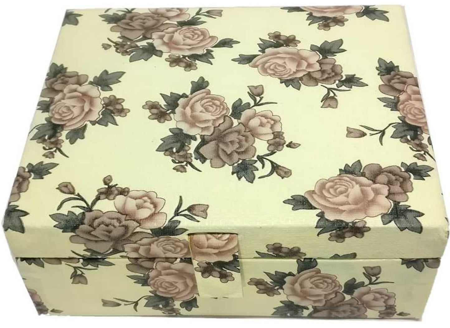 Rose Printed 6 Slots Watch Box ( Code: W006 )