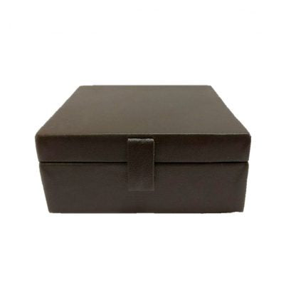 Premium 6 Slots Watch Box Chocolate and White ( Code: W002 )