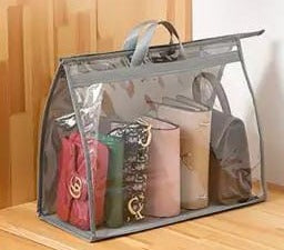 Bag Storage Organizer Dust Bag Extra large for 5-6 bags -Grey (Code: T054)