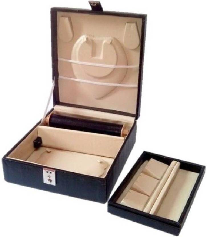 High Quality Velvet Locker Jewellery Box -Black (Code: J026)