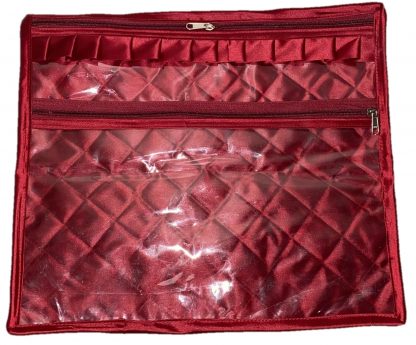 Saree & Blouse Cover with Pocket – Satin Fabric & Transparent PVC ( 5 Pieces )
