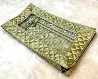 Premium Satin Lehenga Cover Bag – Code: G038 | 24 x 13.5 x 6 inch ( 2 Pieces )