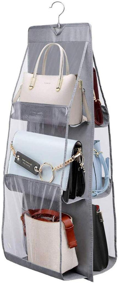 Hanging 6 Slots Bag Organizer (3 Pieces)