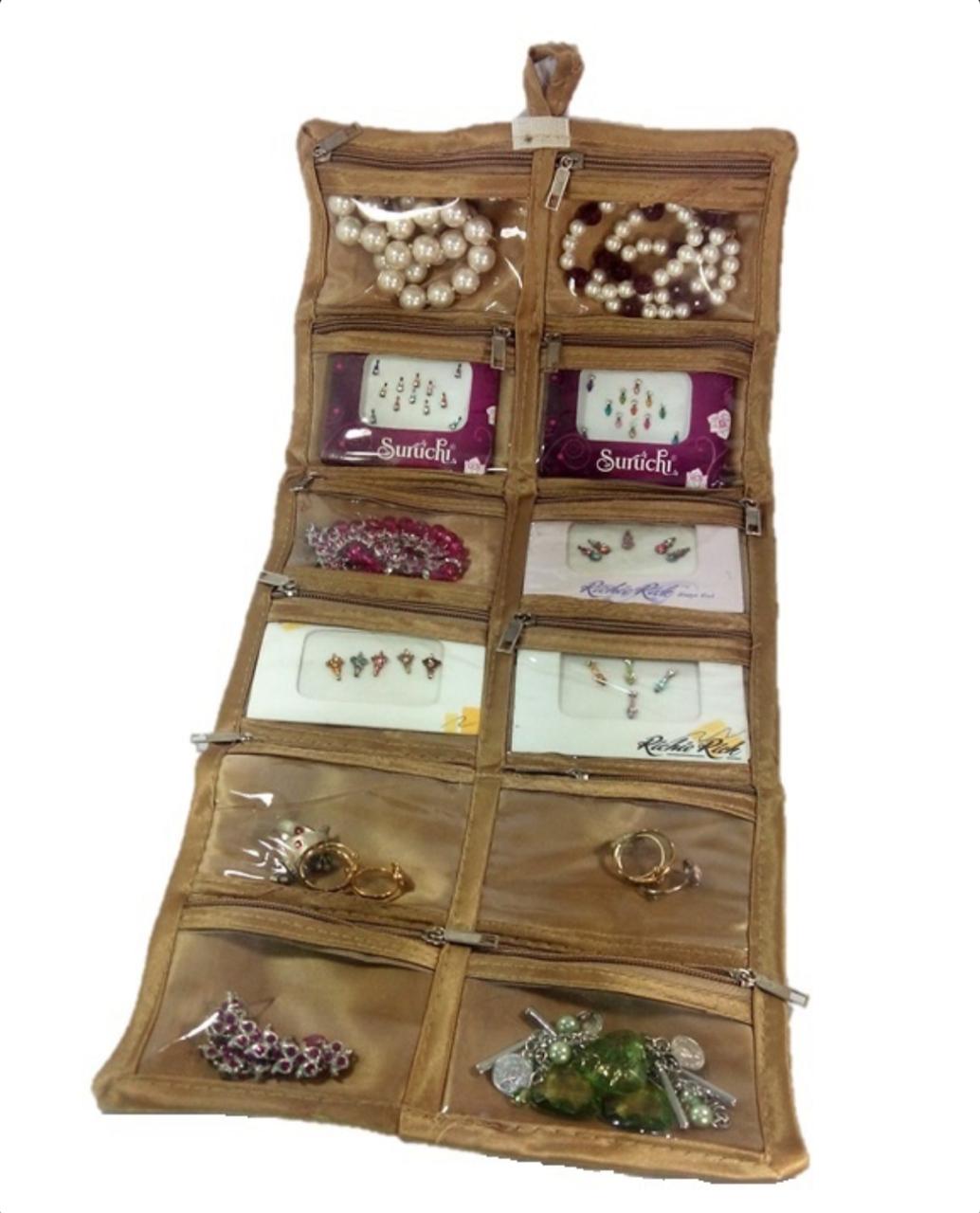 12 Pocket Hanging Organizer – Beige (Code: H004)