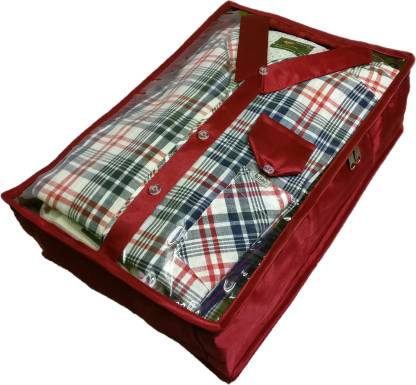 Top Transparent Satin Shirt Cover – Maroon (Code: G023) ( 3 Pcs )