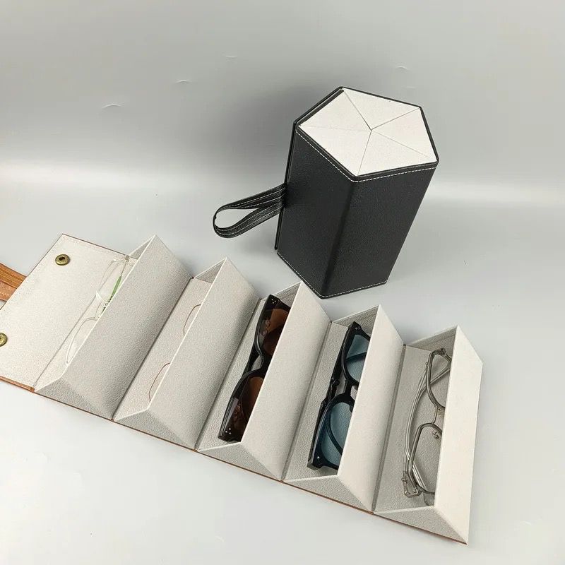 5 Slots Sunglasses Organizer Box/Foldable