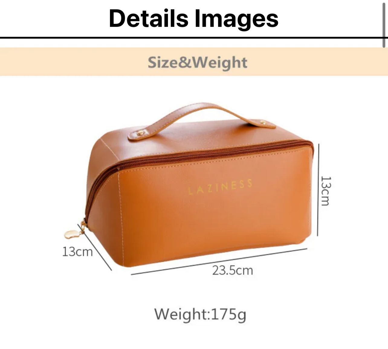 Large Capacity Travel Cosmetic Bag