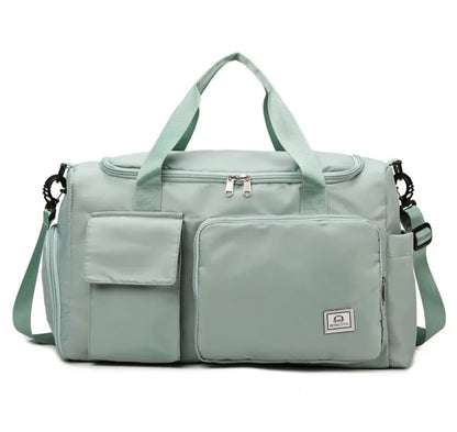 Large Capacity overnight organizer women  fitness duffle weekender duffel gym travel bag