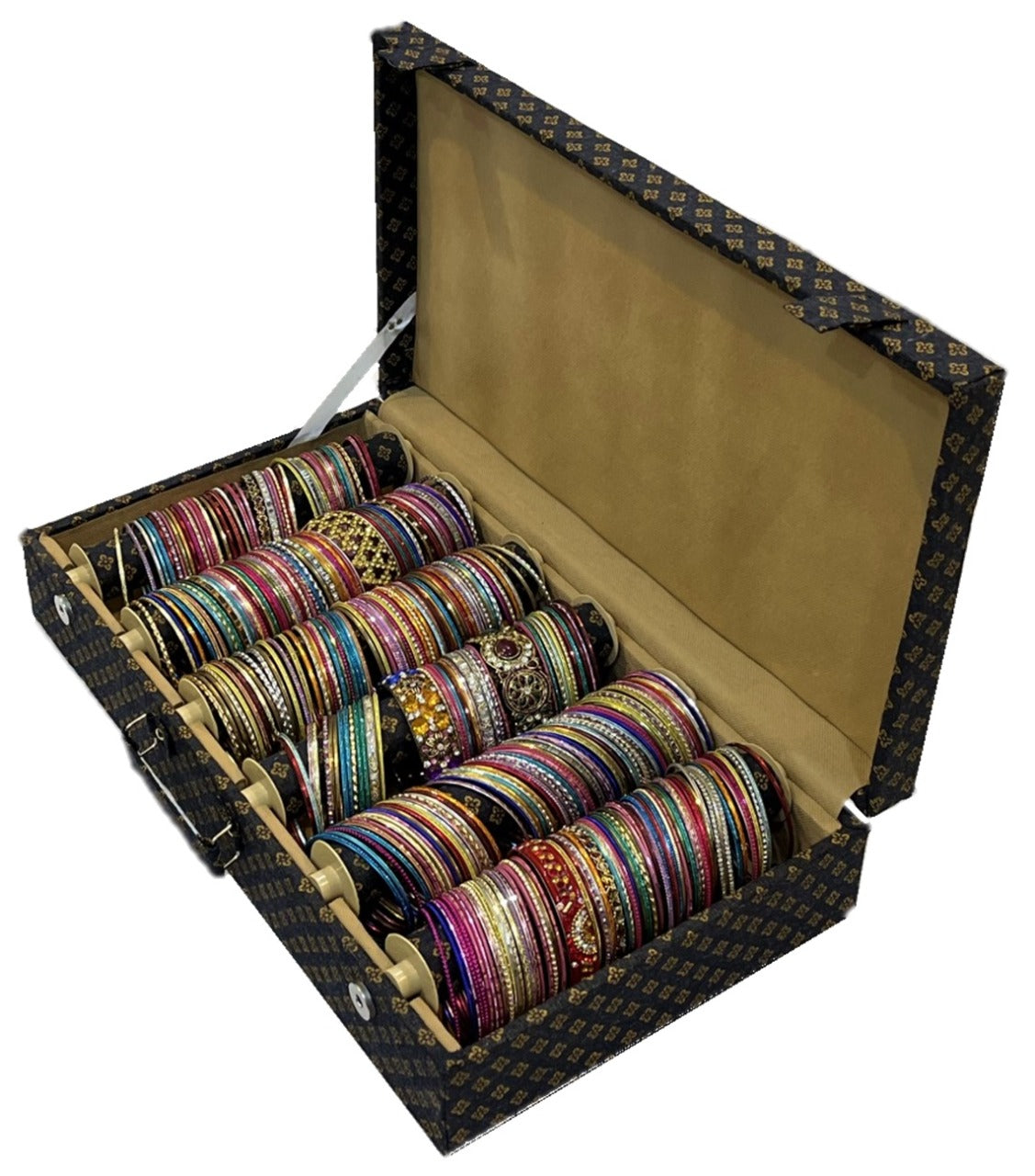 Printed 6 Rods Bangle Box – TIMES (Code: B024)